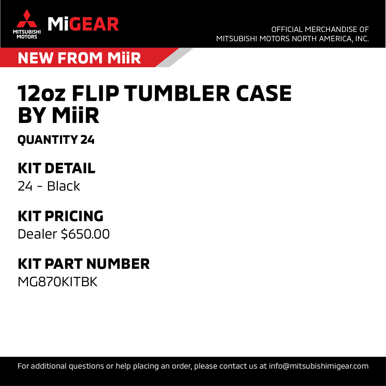 12oz. Flip Tumbler Case by MiiR