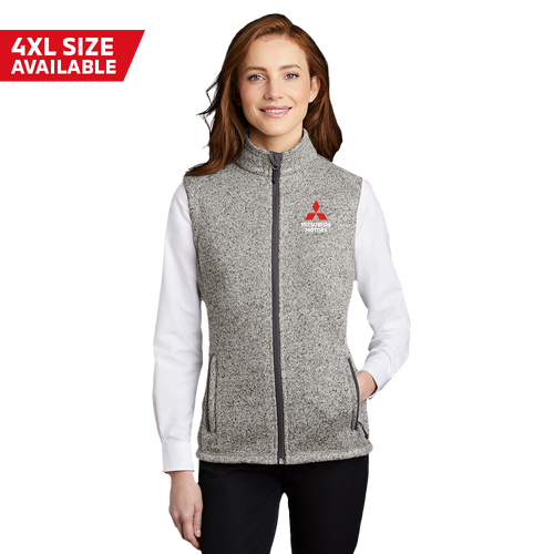 Women's Full-Zip Sweater Vest