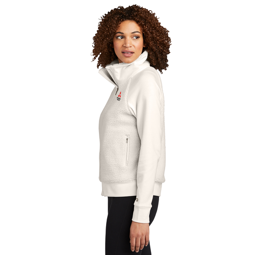 Mitsubishi Motors Ladies Sherpa Full-Zip Jacket product image featuring official branding, premium materials, performance-inspired design, and automotive lifestyle styling