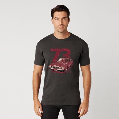Mitsubishi Motors 1973 Lancer T-Shirt product image featuring official branding, premium materials, performance-inspired design, and automotive lifestyle styling