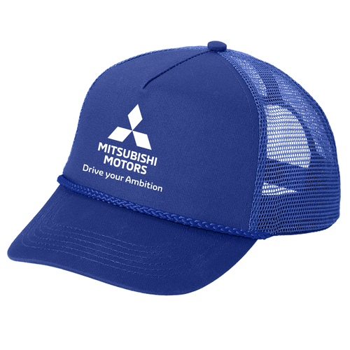Mitsubishi Motors Ambition Trucker Hat product image featuring official branding, premium materials, performance-inspired design, and automotive lifestyle styling