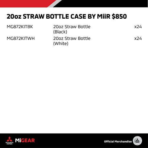 20oz. Straw Bottle Case by MiiR