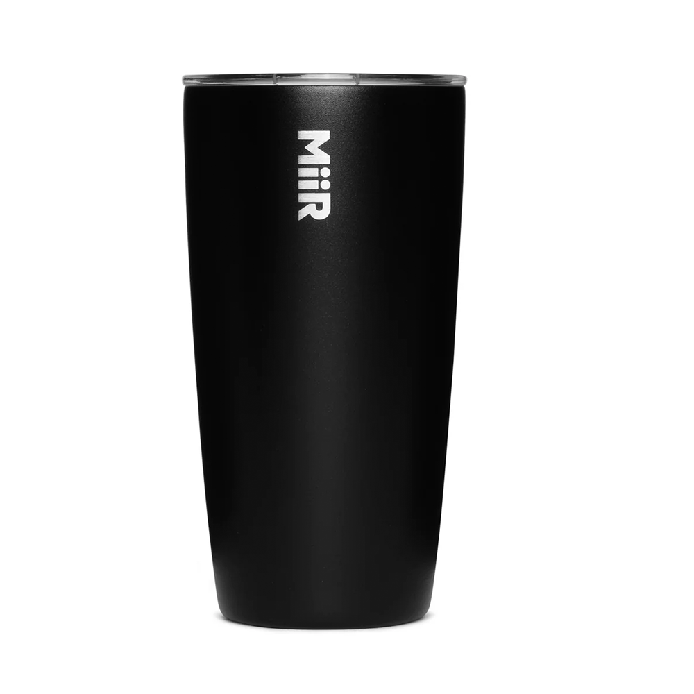 MiiR 16oz. Tumbler product image featuring official Mitsubishi Motors branding, detailed construction, and lifestyle-ready automotive accessory design