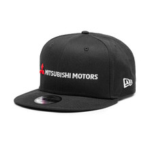 Mitsubishi Motors New Era Straightline Cap adjustable cap branded dealership hat product image featuring official branding, premium materials, performance-inspired design, and automotive lifestyle styling