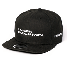 Mitsubishi Motors Evolution Snap-back product image featuring official branding, premium materials, performance-inspired design, and automotive lifestyle styling
