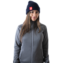 Mitsubishi Motors Patch Ribbed Knit Beanie product image featuring official branding, premium materials, performance-inspired design, and automotive lifestyle styling
