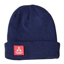 Mitsubishi Motors Patch Ribbed Knit Beanie product image featuring official branding, premium materials, performance-inspired design, and automotive lifestyle styling