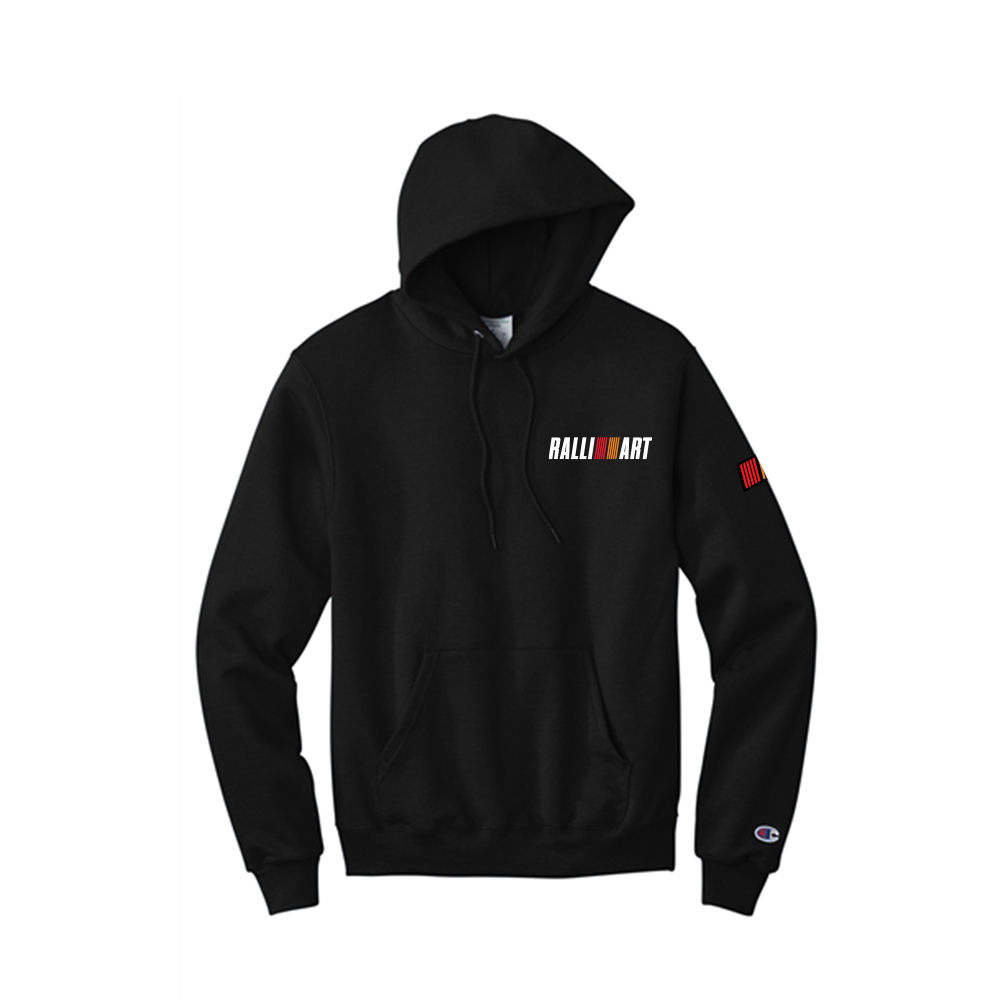 Mitsubishi Motors RALLIART Trackside Hooded Sweatshirt product image featuring official RALLIART branding, premium materials, and motorsport-inspired design