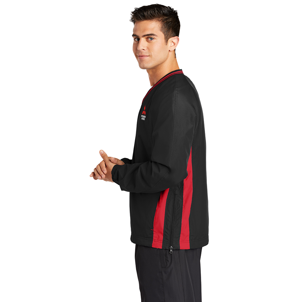 Mitsubishi Motors V-Neck Wind Shirt product image featuring official branding, premium materials, performance-inspired design, and automotive lifestyle styling
