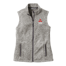Mitsubishi Motors Ladies Full-Zip Sweater Vest product image featuring official branding, premium materials, performance-inspired design, and automotive lifestyle styling