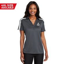 Mitsubishi Motors Ladies Shoulder Stripe Polo product image featuring official branding, premium materials, performance-inspired design, and automotive lifestyle styling