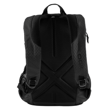 OGIO Commuter Pack product image featuring official Mitsubishi Motors branding, detailed construction, and lifestyle-ready automotive accessory design