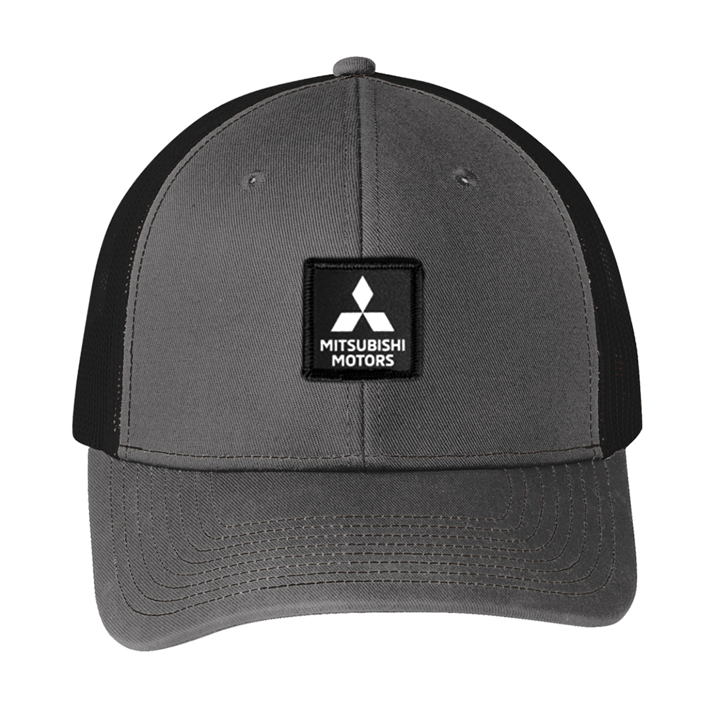 Mitsubishi Motors Patch Logo Snapback Trucker product image featuring official branding, premium materials, performance-inspired design, and automotive lifestyle styling