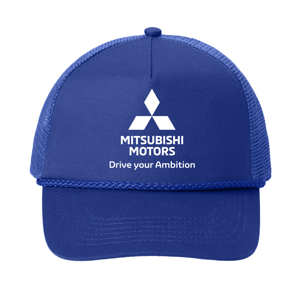Mitsubishi Motors Ambition Trucker Hat product image featuring official branding, premium materials, performance-inspired design, and automotive lifestyle styling