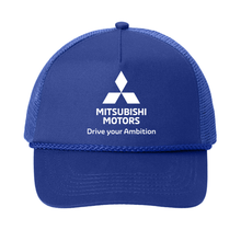 Mitsubishi Motors Ambition Trucker Hat product image featuring official branding, premium materials, performance-inspired design, and automotive lifestyle styling