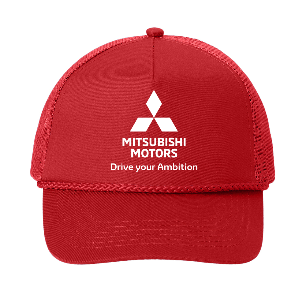 Mitsubishi Motors Ambition Trucker Hat product image featuring official branding, premium materials, performance-inspired design, and automotive lifestyle styling