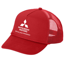 Mitsubishi Motors Ambition Trucker Hat product image featuring official branding, premium materials, performance-inspired design, and automotive lifestyle styling