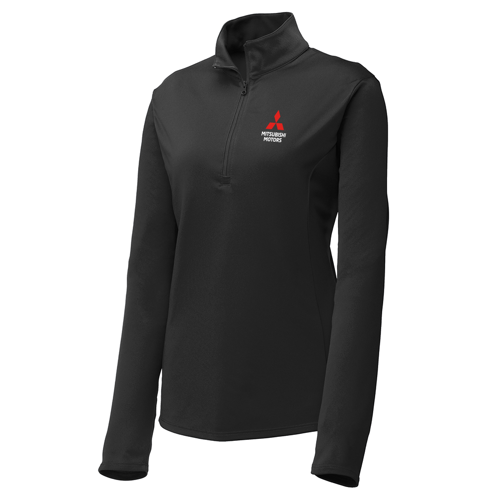 Mitsubishi Motors Women’s Quarter Zip product image featuring official branding, premium materials, performance-inspired design, and automotive lifestyle styling