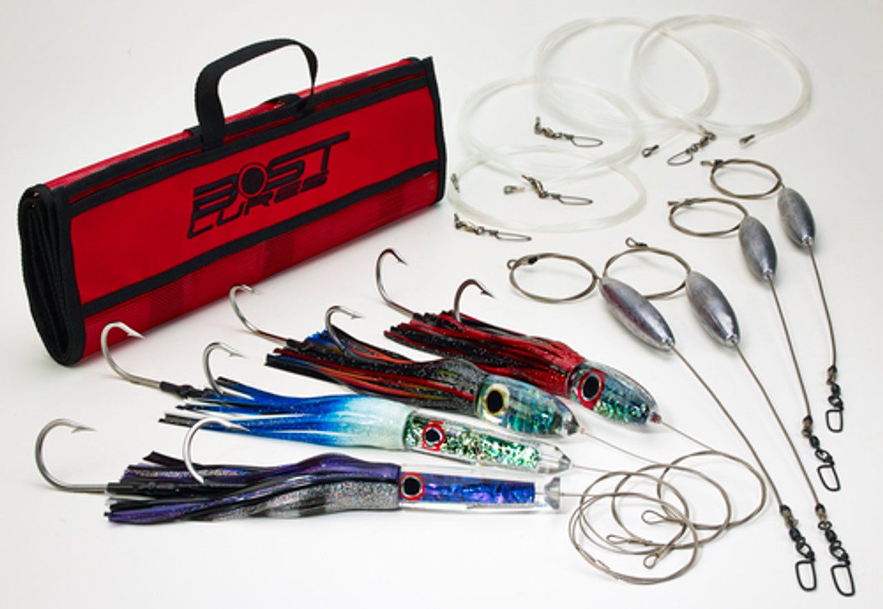 Bost Lures Wahoo Heavy Tackle Trolling Lure Pack - BlueFin Tuna Tackle