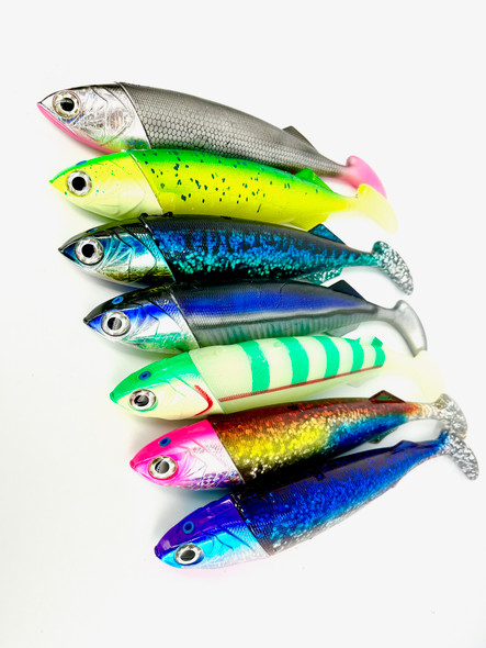 大阪売筋品 VINTAGE TUNA LURES ** FIRE 2 & MORE ALL HEAVYS ** SET