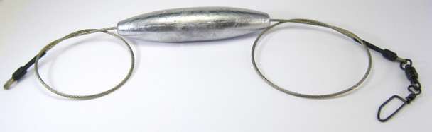 InLine Wahoo Sinker on cable