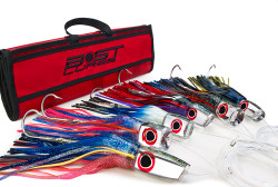 Large Mirrored Marlin Lure Pack by Bost - Rigged/Un-Rigged