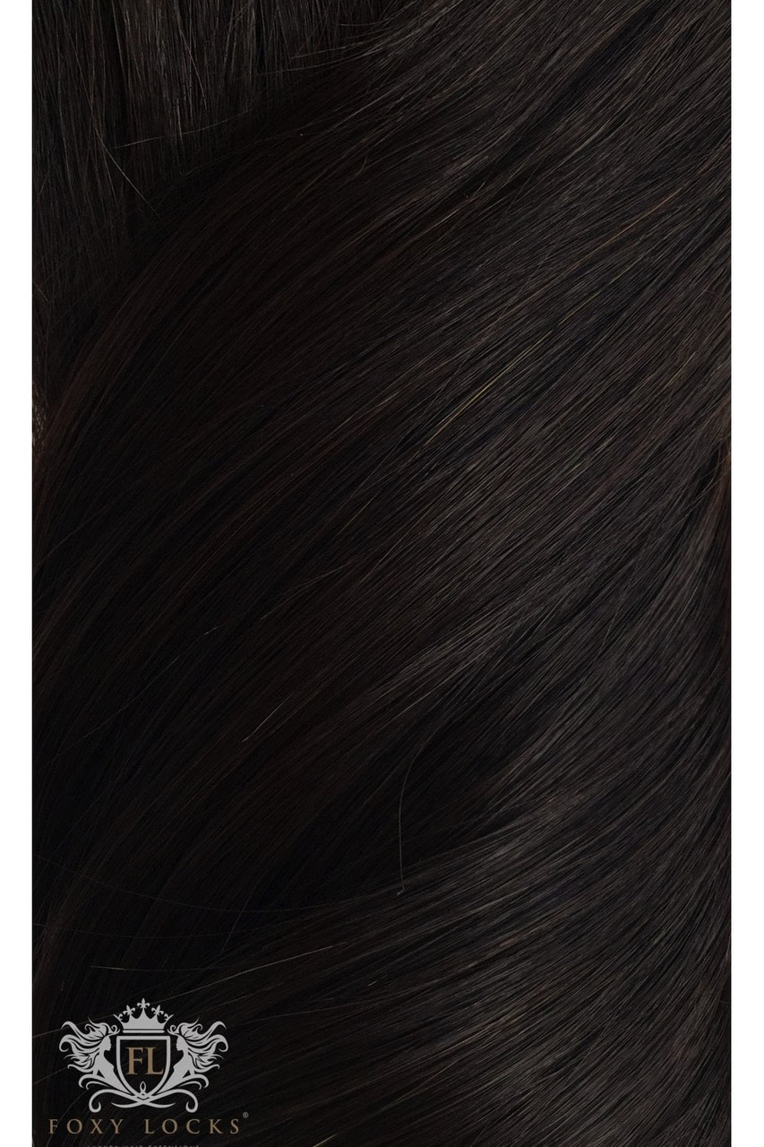 Mahogany - Deluxe 20 Silk Seamless Clip In Human Hair Extensions