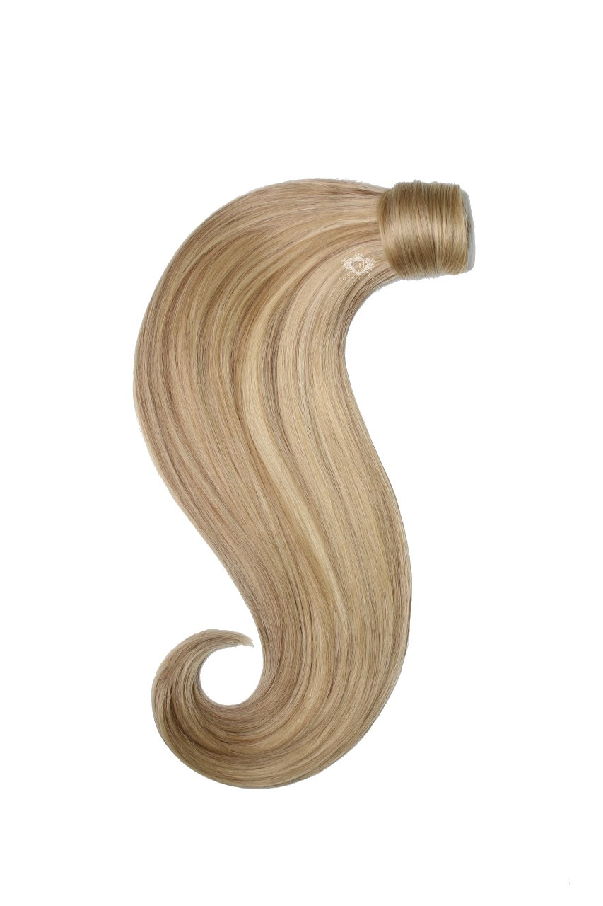 Latte Blonde - Wrap Ponytail Clip In Hair Extensions 12 / 16 / 22 Inch