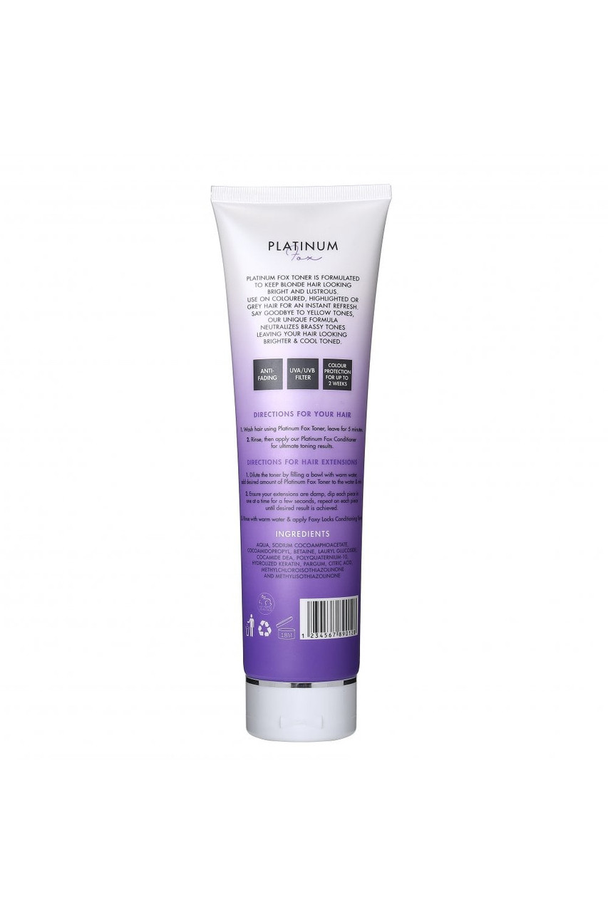Foxy Locks Platinum Fox Purple Blue Toning Shampoo (350ML)