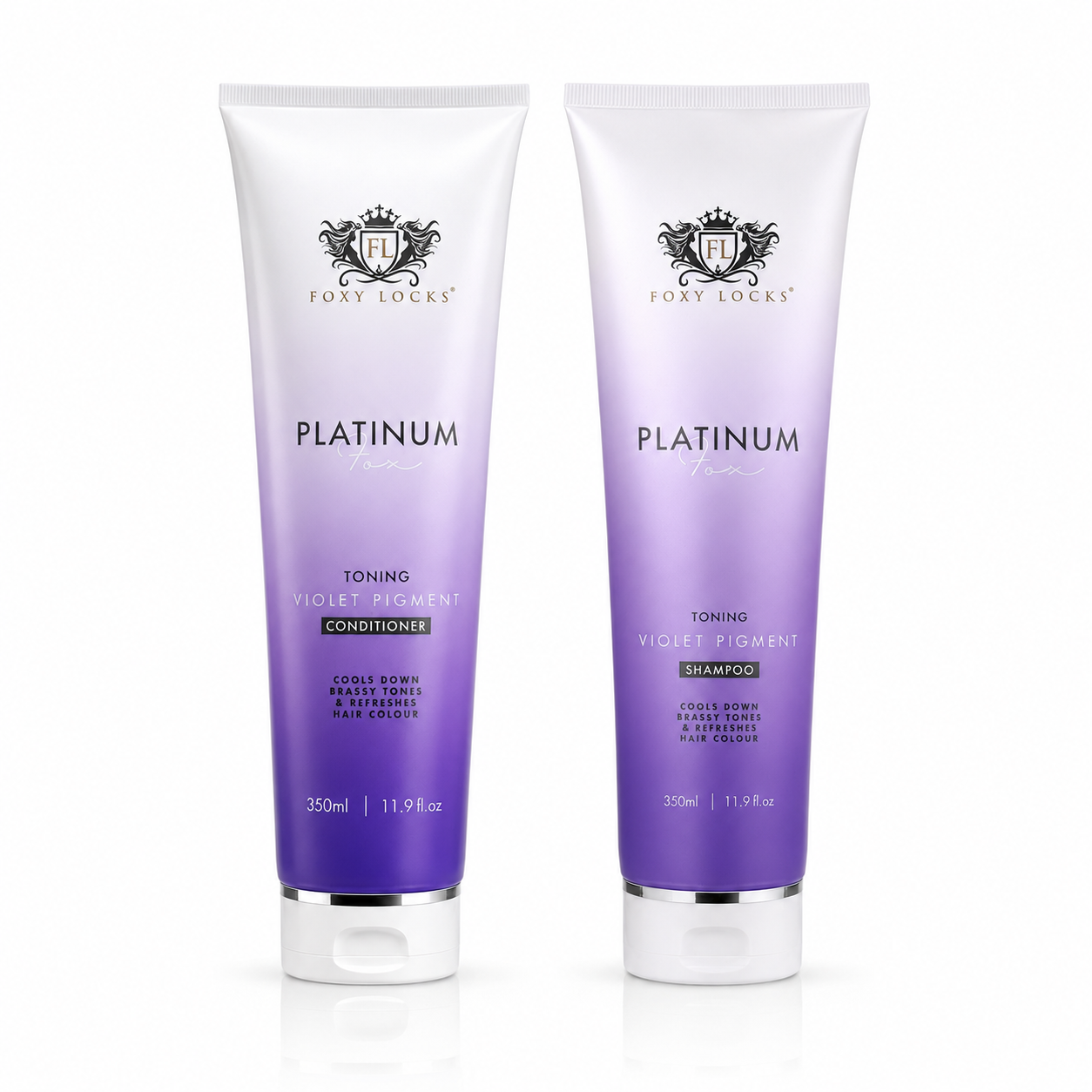 Platinum Fox Violet Pigment Toning Purple Shampoo & Conditioner