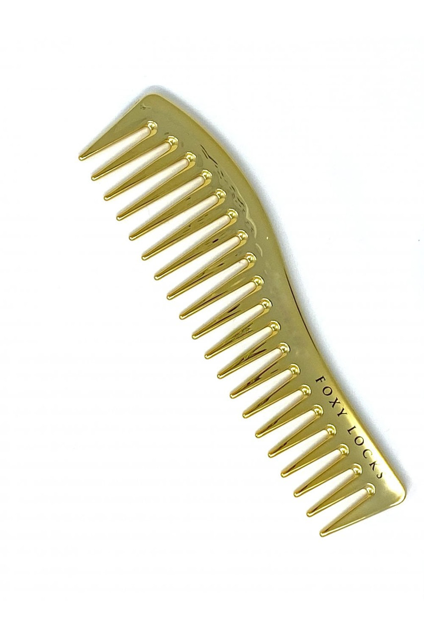 Foxy Locks Gold Plated Styling Wave Comb
