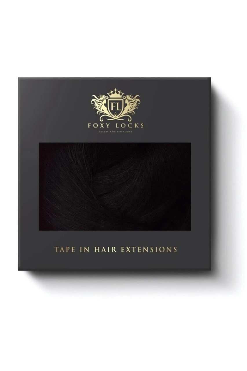 Brown Black LiteTape® Hair Extensions | Tape In