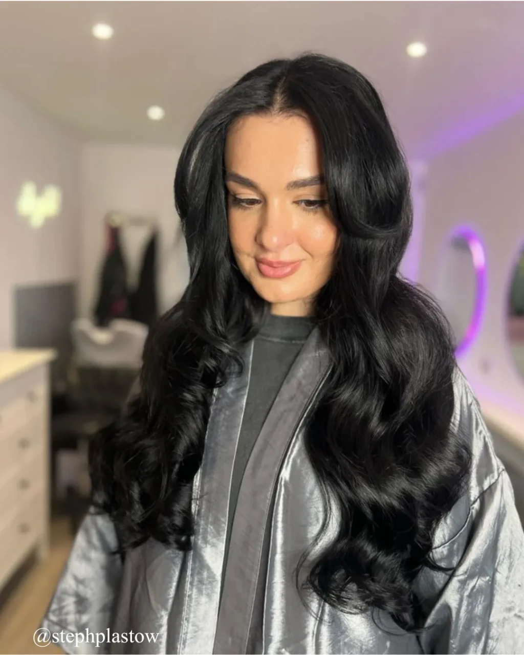 Jet Black LiteTape® Hair Extensions | Tape In