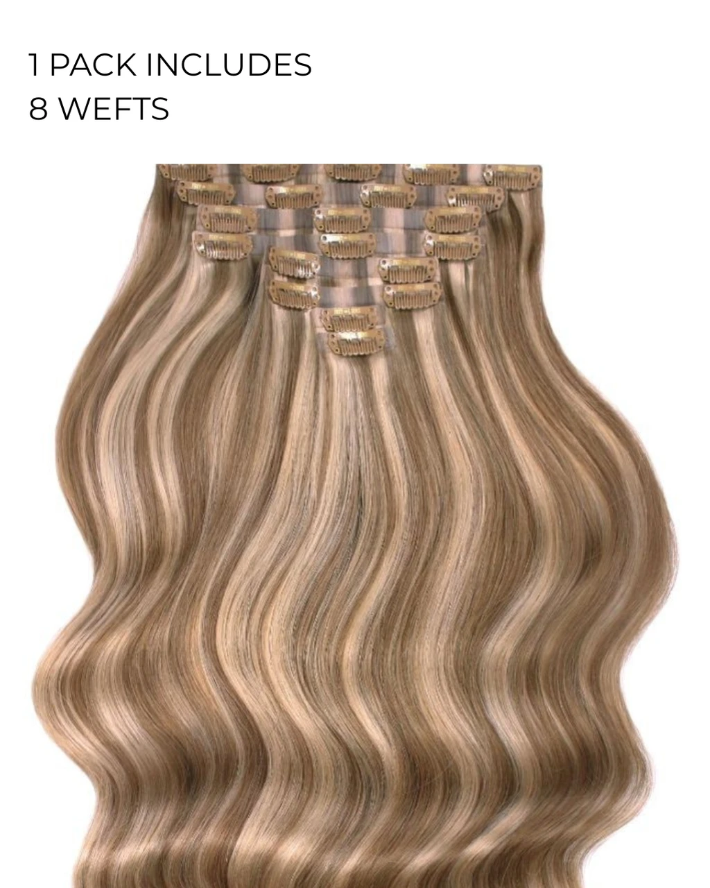 Sunkissed - Invisible 20" Deluxe Clip In Remy Human Hair Extensions 200g