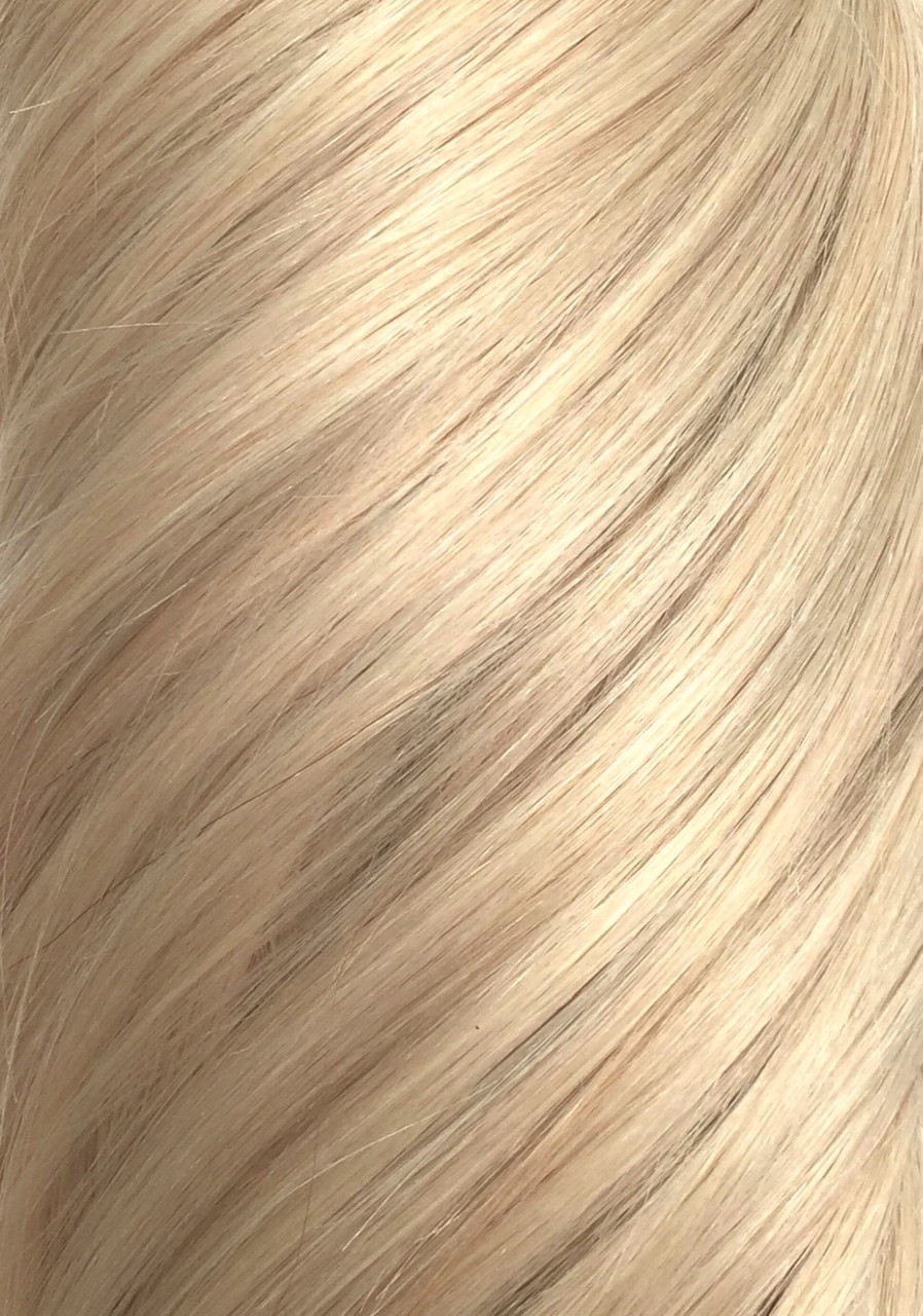 Hollywood Blonde - Invisible 20" Deluxe Clip In Remy Human Hair Extensions 200g