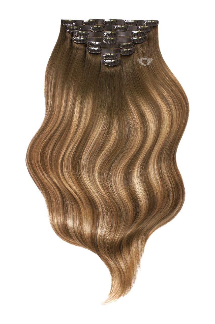 Brondie - Invisible 20" Deluxe Clip In Remy Human Hair Extensions 200g