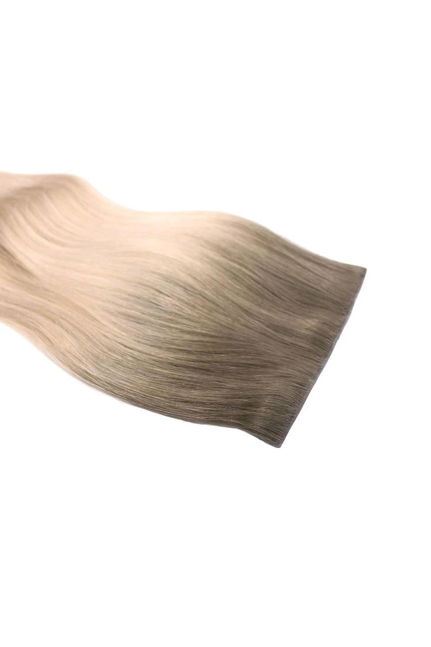 Santorini Blonde - Invisible 20" Deluxe Clip In Remy Human Hair Extensions 200g