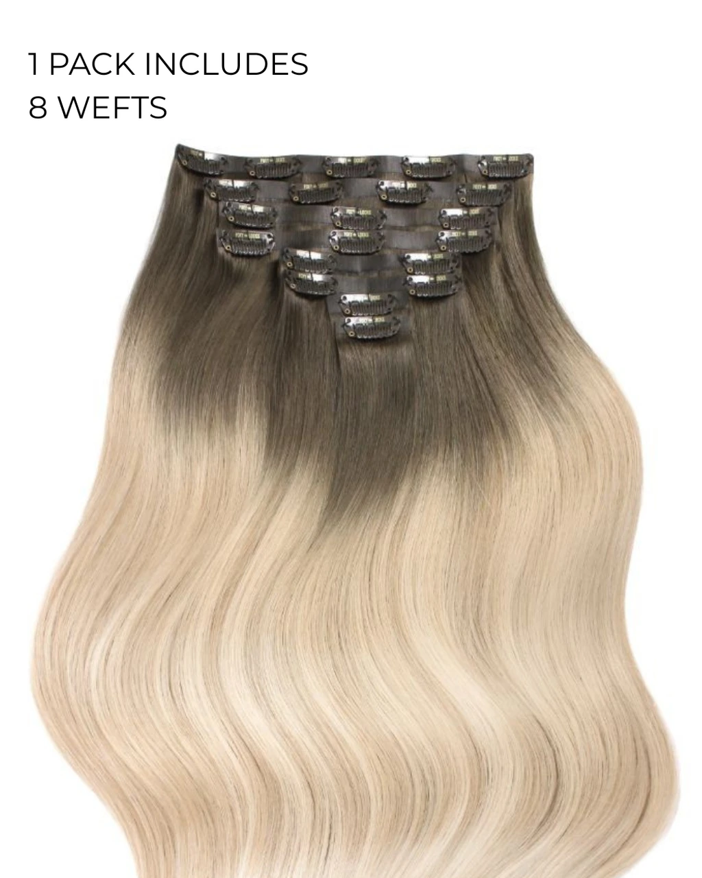 Santorini Blonde - Invisible 20" Deluxe Clip In Remy Human Hair Extensions 200g