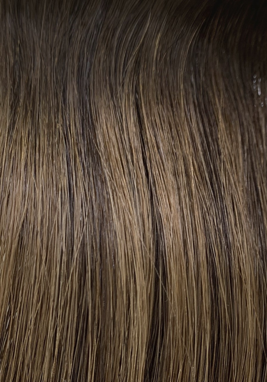 Mochaccino - Invisible 20" Deluxe Clip In Remy Human Hair Extensions 200g