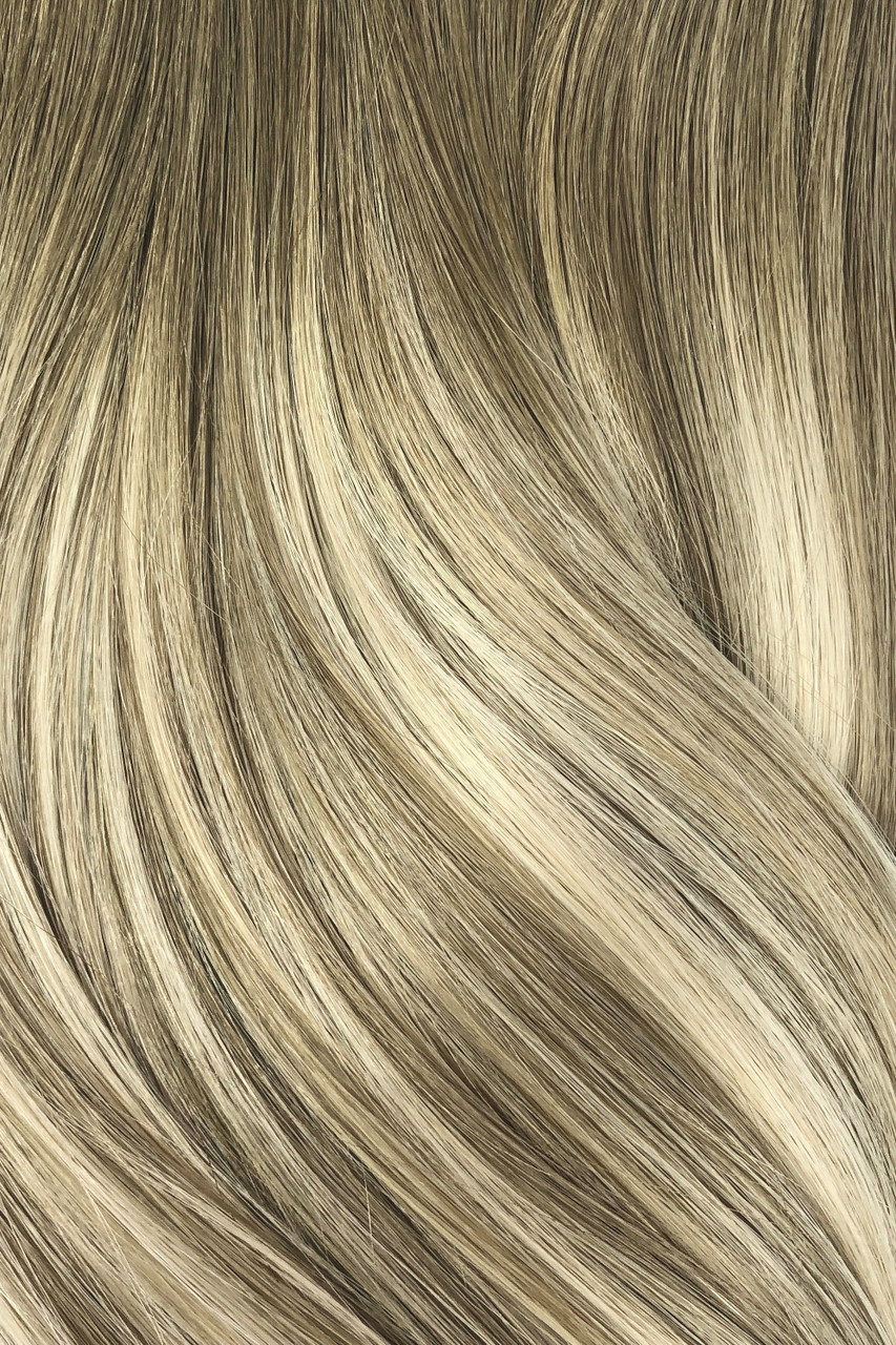 Creme Brulee - Invisible 20" Deluxe Clip In Remy Human Hair Extensions 200g