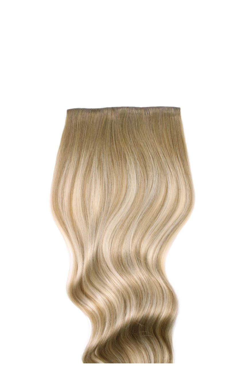 Creme Brulee - Invisible 20" Deluxe Clip In Remy Human Hair Extensions 200g