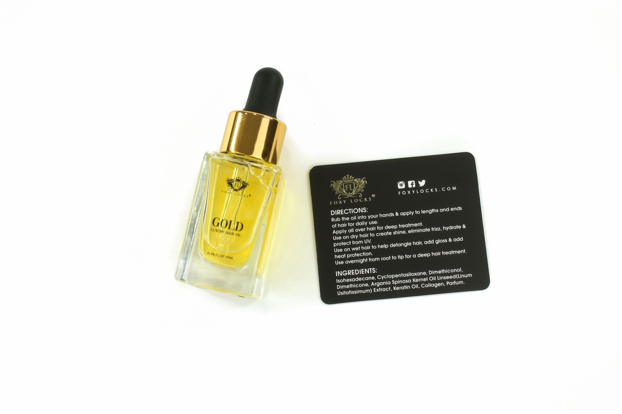 Travel Size Gold Hair Oil | by Foxy Locks