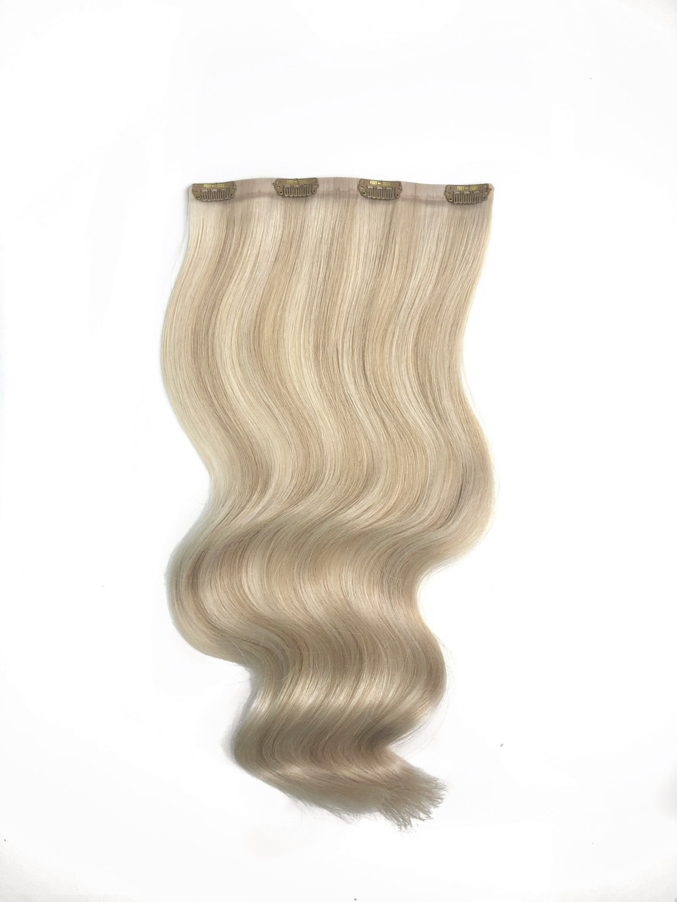 Iced Latte -One Weft Volumizer Seamless Clip In Remy Human Hair Extensions | Foxy Locks