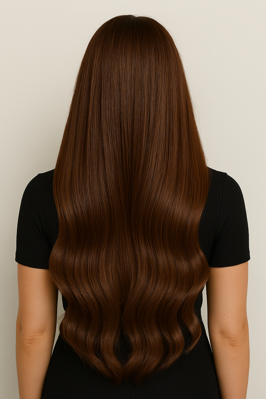 Chocolate - Seamless Clip In Remy Human Hair Extensions | Foxy Locks