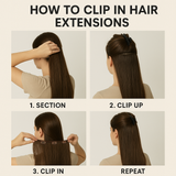 HOW TO INSTALL CLIP-IN HAIR EXTENSIONS