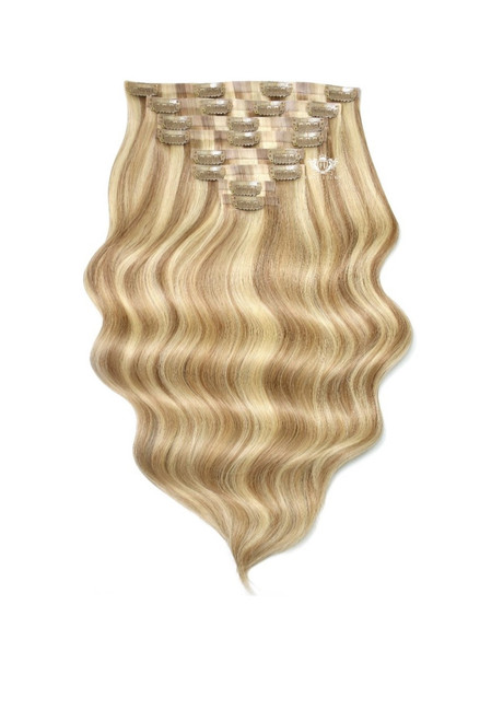 Latte Blonde - Seamless Clip In Remy Human Hair Extensions | Foxy Locks