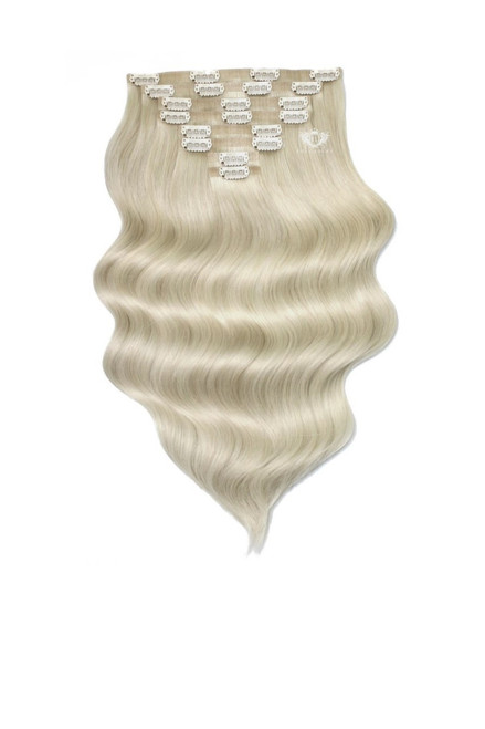 Platinum Blonde - Seamless Clip In Remy Human Hair Extensions | Foxy Locks