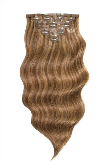 Brown Clip In Extensions, Seamless Remy Hair Extensions Clip-Ins #2 Luxury  Remy Hair