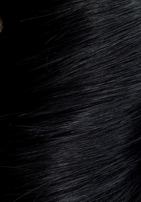 Jet Black - Wrap Ponytail Clip In Hair Extensions 12 / 16 / 22 Inch