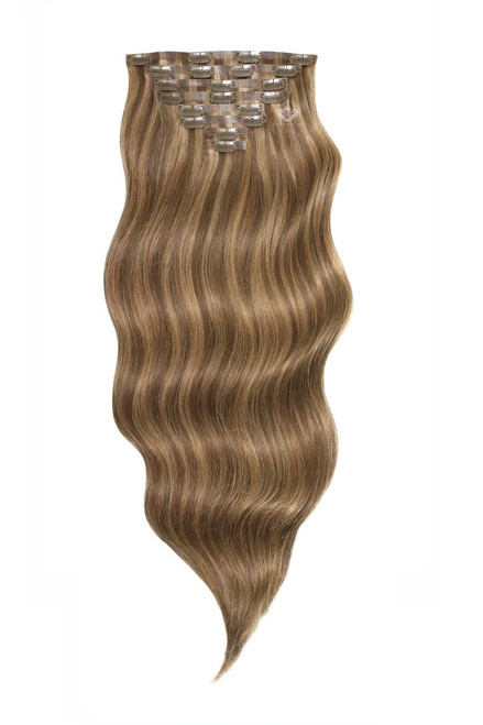 Sunkissed - Luxurious 26" Silk Seamless Clip In Human Hair Extensions 300g